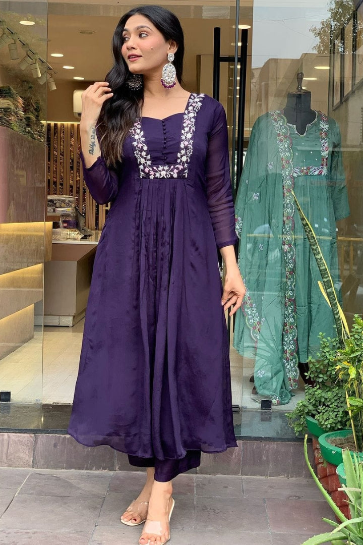 Cotton Straight Kurta Set for Women