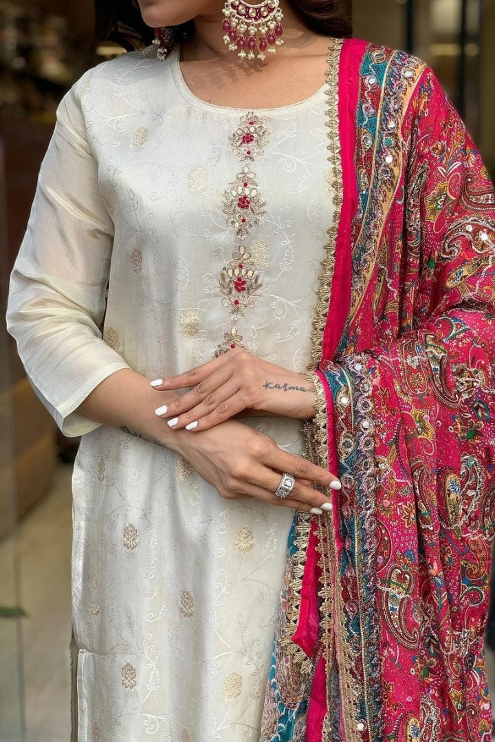 Premium Color Printed Cotton Kurta Set For Women