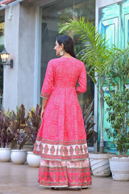 Cotton Embroidered Straight Kurta Set for Women