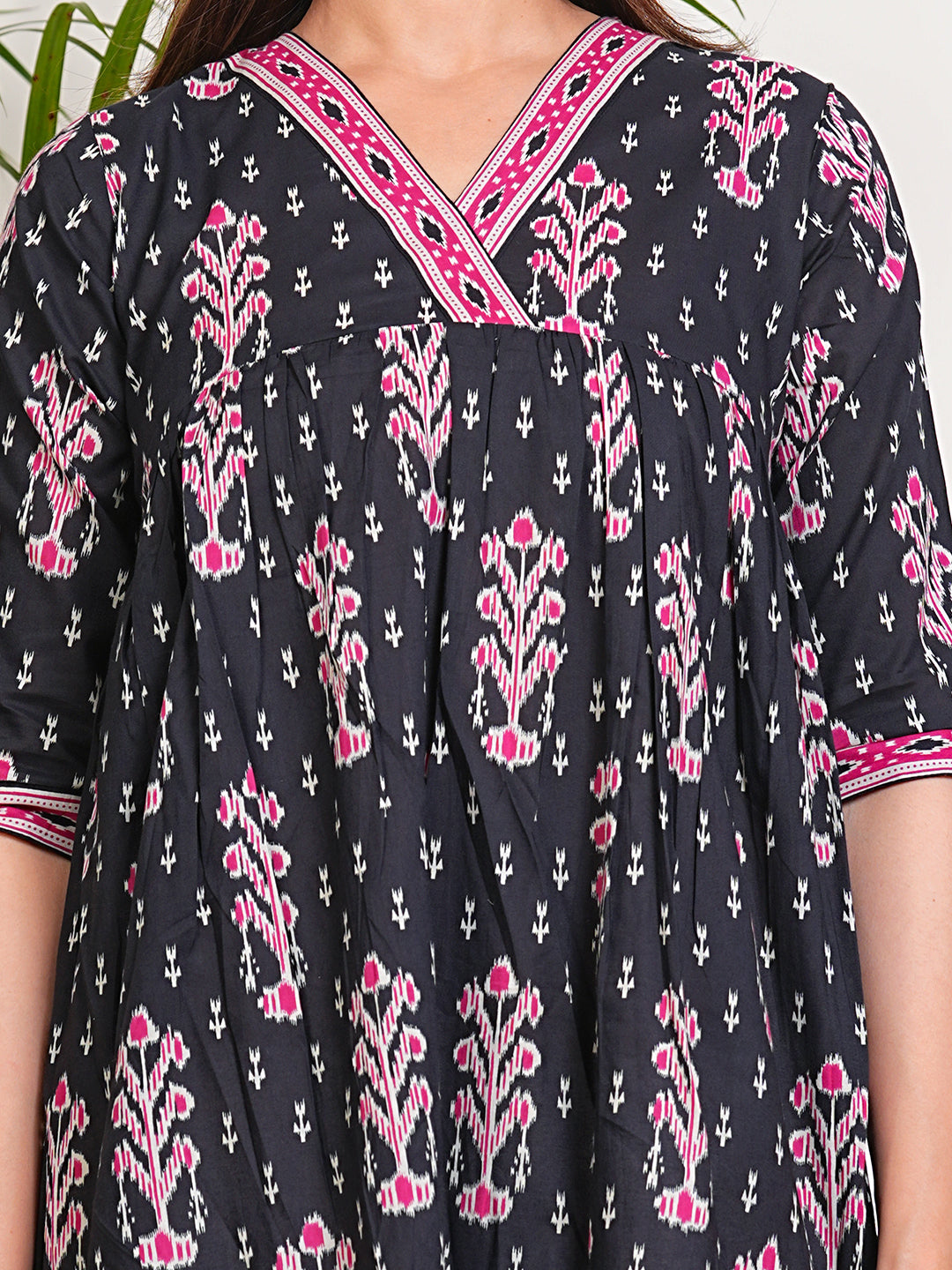 Women's Cotton Printed Straight Kurta for Woman