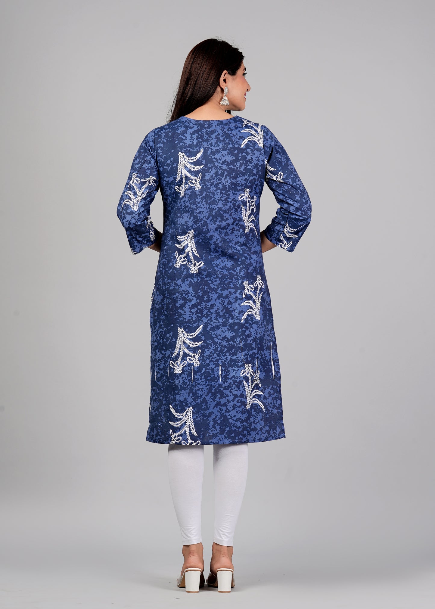 Women's Cotton Printed Straight Kurta for Woman