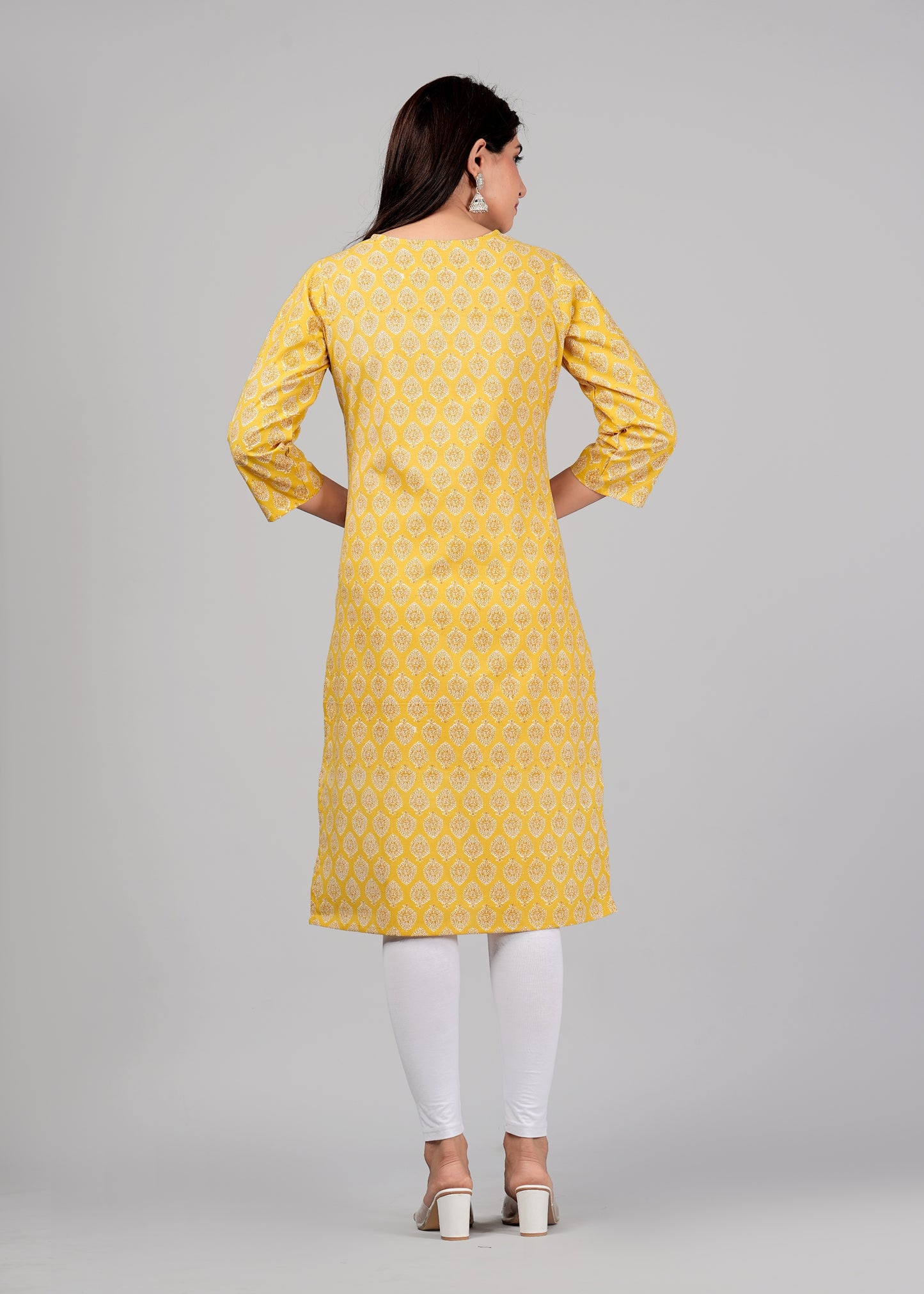 Women's Cotton Printed Straight Kurta for Woman